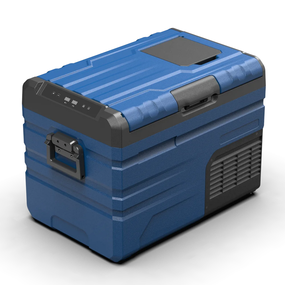 TB35 portable electronic control camping mobile car fridges 12v dc temperature controlled car starter mini refrigerator