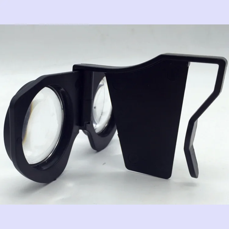 Black Foldable Mini VR Glasses Virtual Reality 3D Viewer Glasses for Android iOS Smartphones