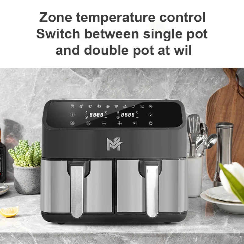 Digital Air Fryer with TurboCrisp Technology, Touch Screen Temperature Control, Timer and Auto Shut-off, Fully Programmable