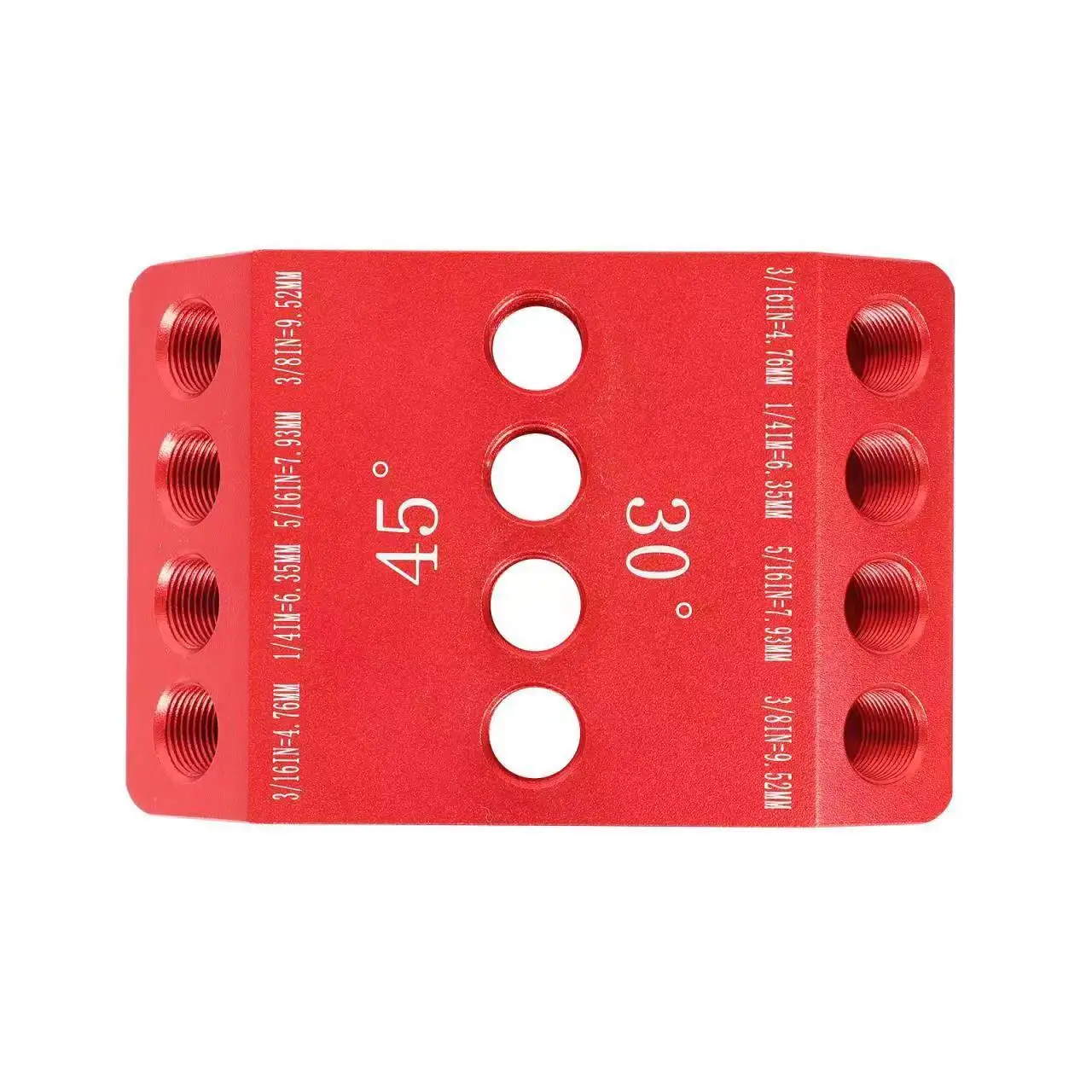 Drill Hole Guide Jig 30/45/90 Degree Angle Drill Hole Guide Jig 4 Sizes Drill Hole Guide Jig