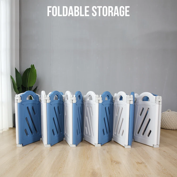 
Multi-combination Luxury Plastic Playpen For Babies Baby Toy Safety Folding Playpen 