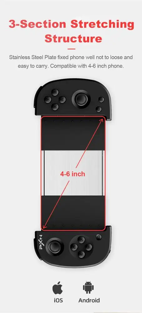 PXN P30S Joystick Mobile Gaming Controller for PUBG/iOS/Android