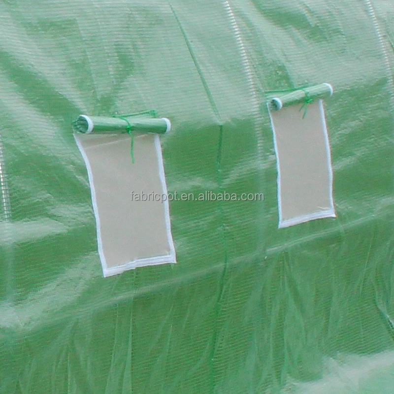 Polytunnel Dome Hoop Agricultural Greenhouse Covering PE Mesh Film Garden Small Greenhouses Walk In Green House