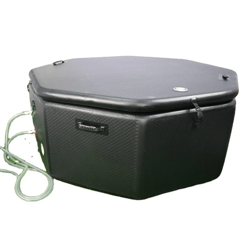 Naiya Home Use Foldable PVC Portable Inflatable Bathtub Barrel Cold Water Therapy Ice Bath Cooling System