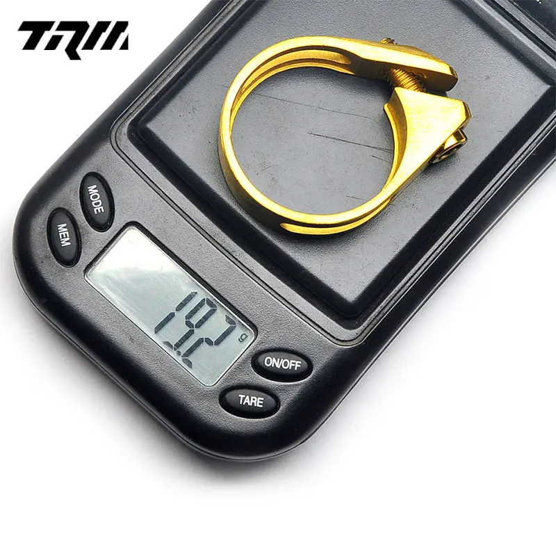 SUPER LIGHT CNC ALLOY Seatpost Ti bolt collar 31.8 MM titanium seat clamp for MTB