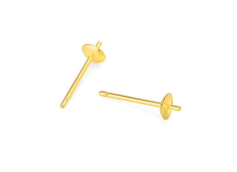 925 Sterling Silver Ear Hook  For Jewelry Making Supplies Pearl Base  Earring Jewelry Findings