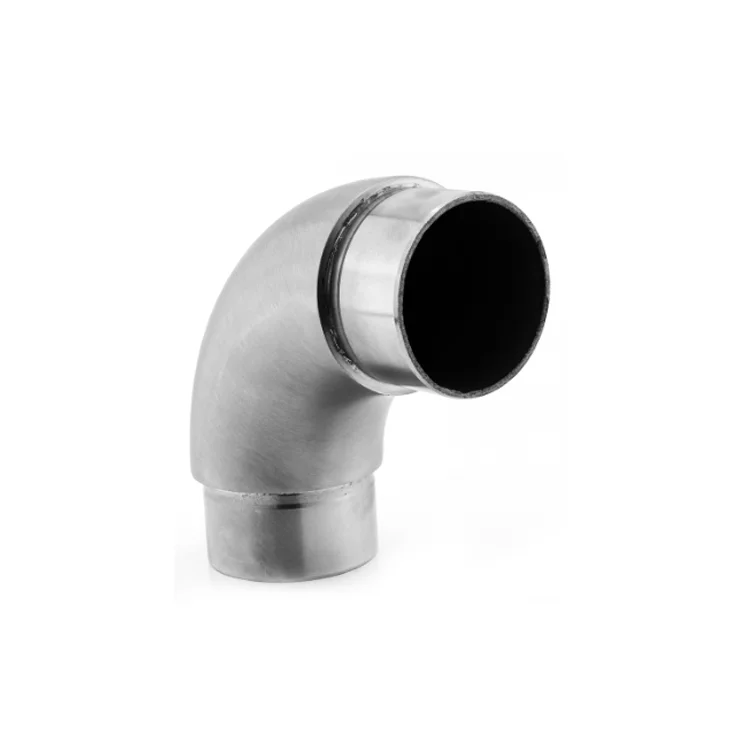 Hand rail elbow accessories male metal fittings stainless steel connector decorative pipe tube fittings elbow