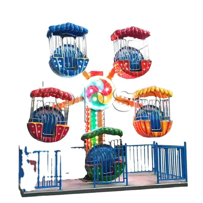 Outdoor Playground Mini Ferris Wheel Rides 10 seats Kids Ferris Wheel Rides For Sale