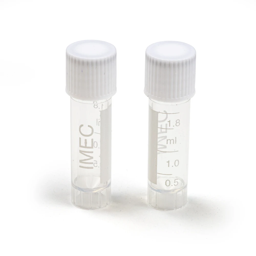 Wholesale Price  Pp Plastic Clear Gamma Ray Sterile Pp Cryovial Plastic Test Tubes Cryo Vials Tube