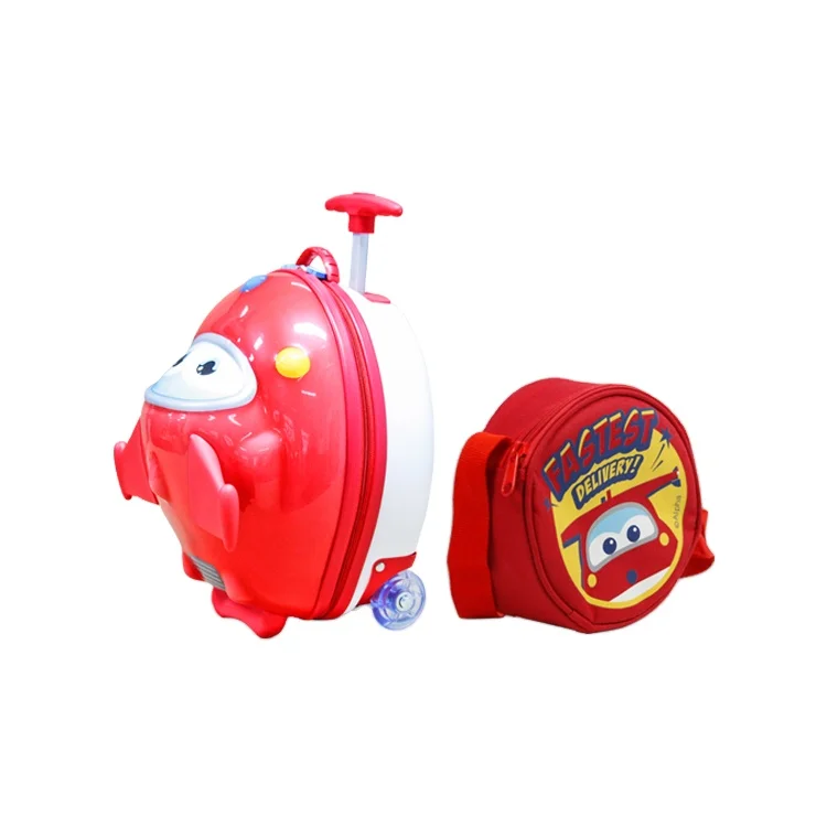 
super swings OEM 3D girl high quality travel kids luggage set and backpacks 