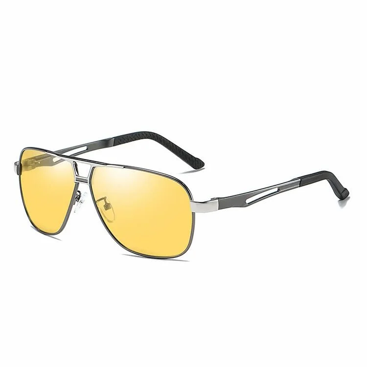 Yiwu, спортивные алюминиевые солнцезащитные очки, мужские очки ночного видения для вождения 2019