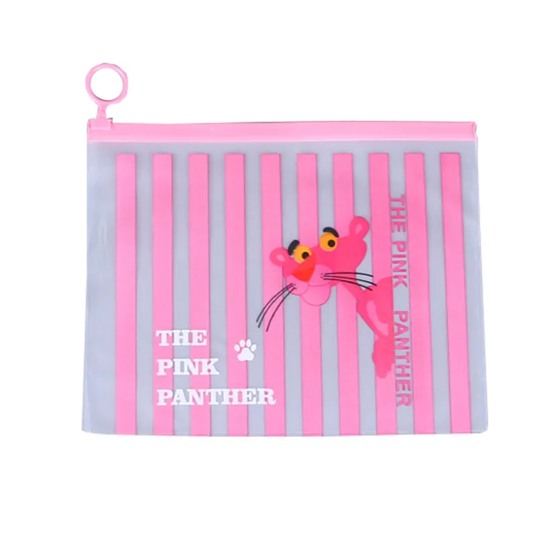 2021 New Design Unicorn Customized Logo matte frosted Transparent PVC Ziplock Cosmetic bag