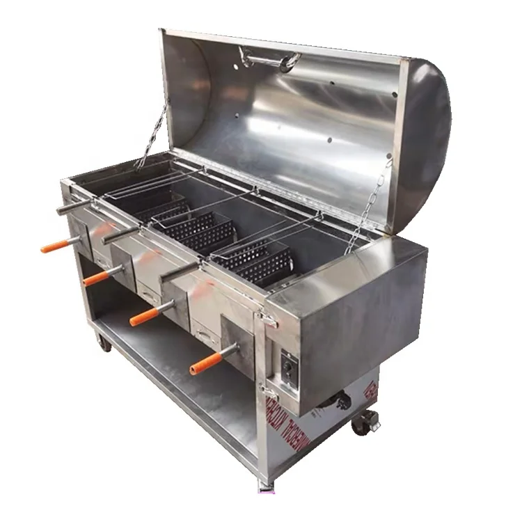 Combination RoastersRoast ChickenRoast PigRoast Leg of LambRoast FishRoast RabbitCommercial Stainless Steel Smokeless Roasters