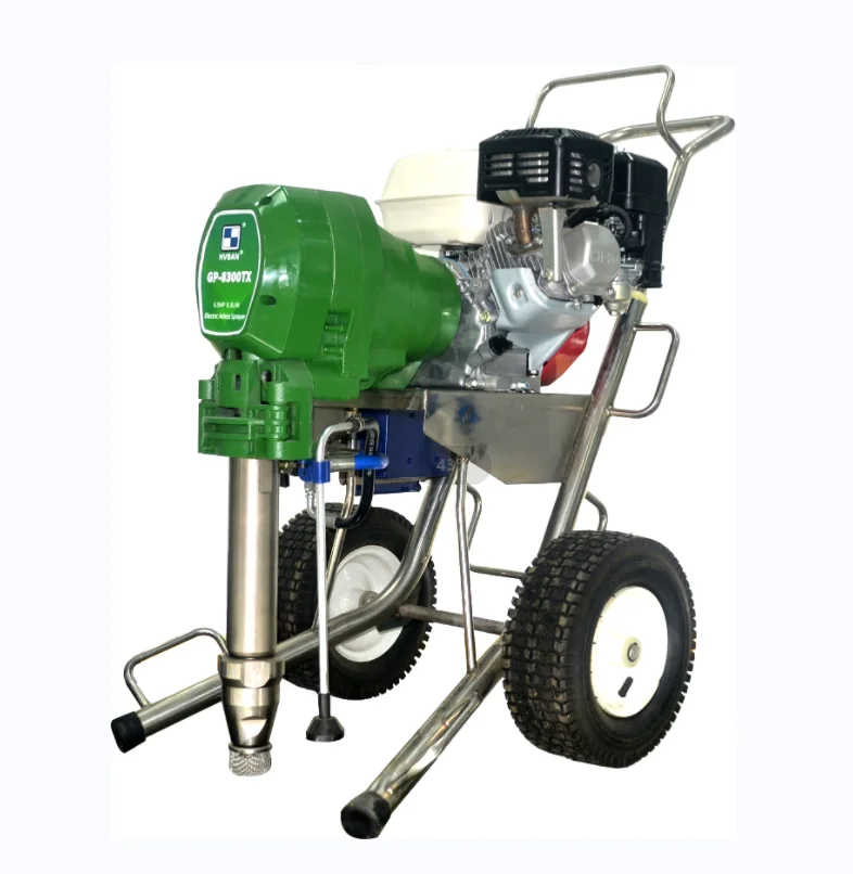 GP8300TX HVBAN NEW PT8900HD petrol driven putty airless paint sprayer