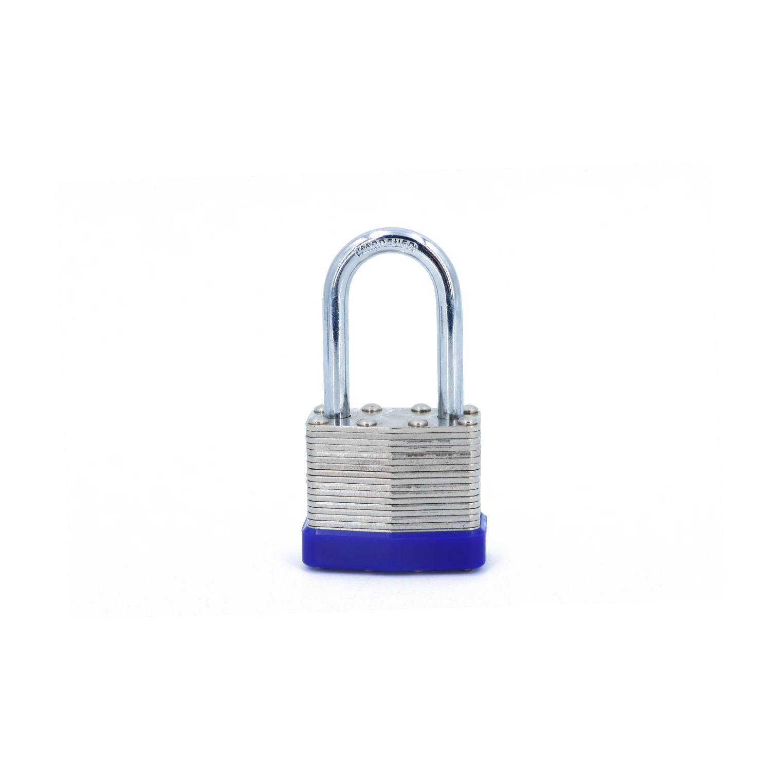
Laminated steel loto safety padlock master key with hardened steel shackle for Industrial equipment 