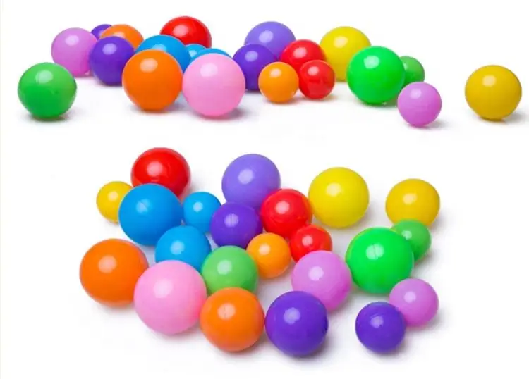 Hdpe Material Soft Plastic Baby Ocean Ball Non-toxic Free Bpa Kids Ball Pit Balls For Play Tent Playhouse Pool Birthday Party