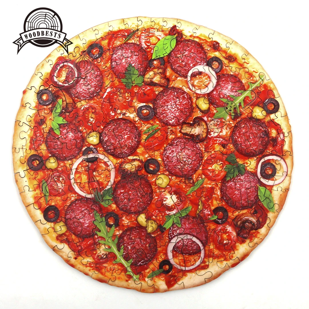 Woodbest Customized design high quality plywood jigsaw puzzles best Christmas gifts kids toys educational puzzle