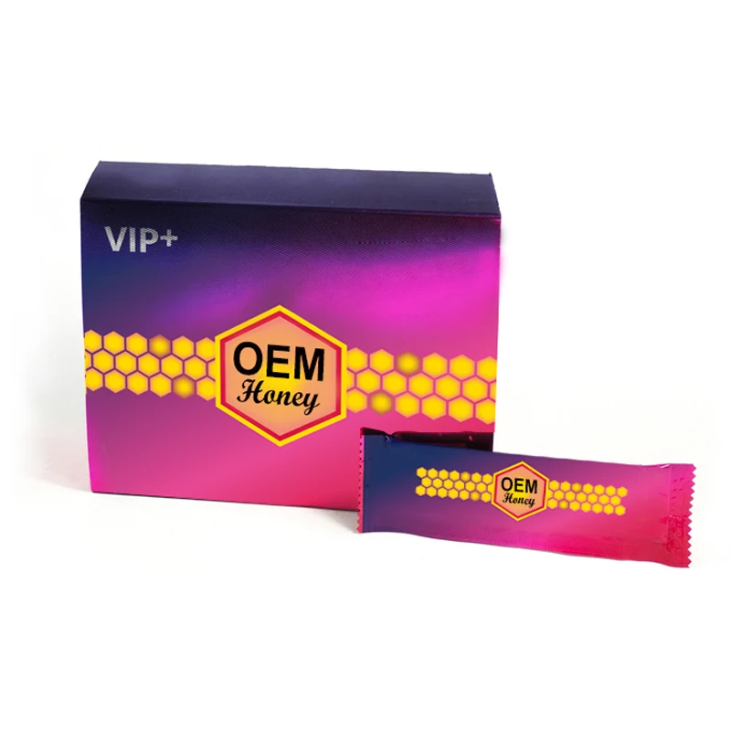 Sample ordering Hot selling  honey  for man in the United States Royal Honey Paper Boxes