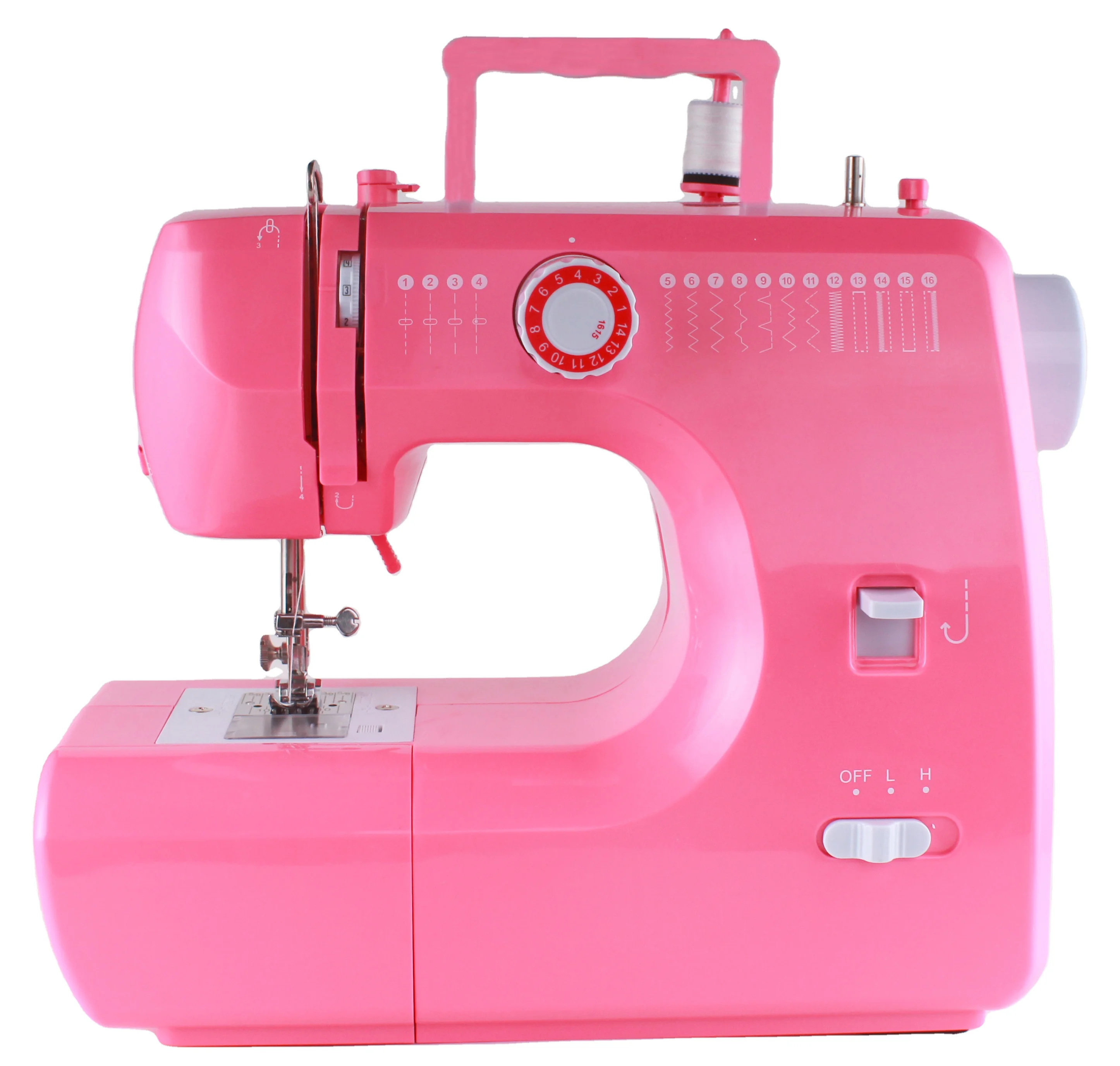 VOF FHSM-700 China Mini Electric Overlock Automatic Hemming Machine T shirt eyelet button hole sleeve Sewing machine foot pedal