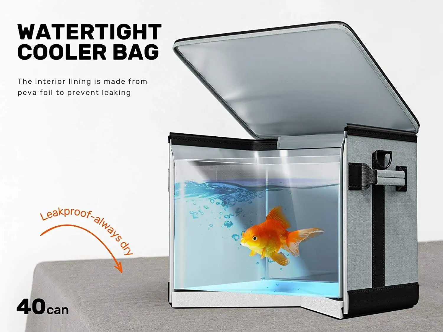 High Quality Big Food Delivery Cooler Bag Insulated Lunch Box Leakproof Cooler Bag for Camping