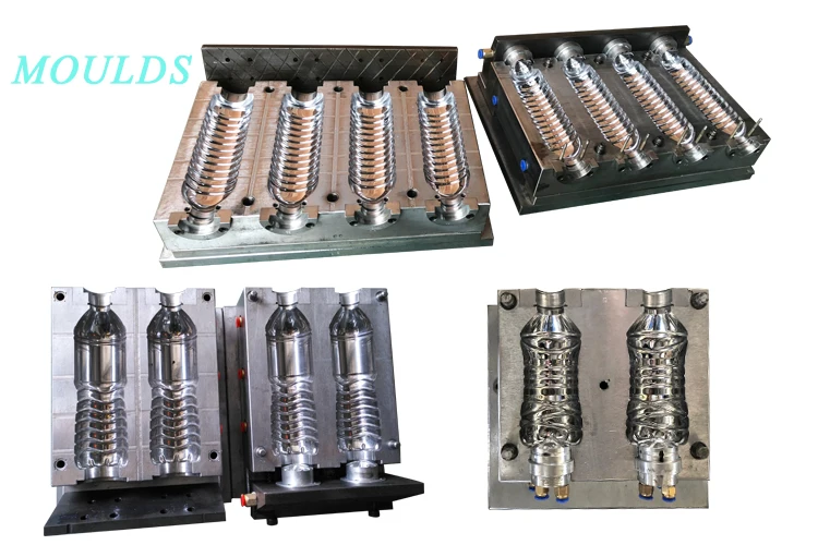 Plastic 2 cavity 500ml 1L 2L mineral water bottle blowing mold pet mould for pet bottle