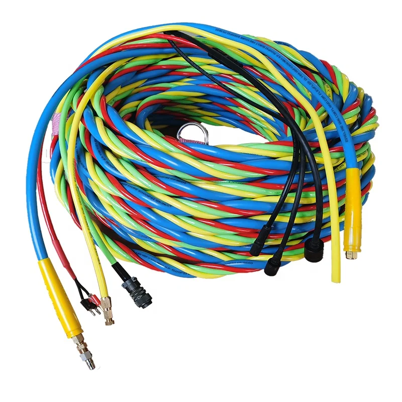 Professional Commercial Diving 4-Core Divers Umbilical with Air Pneumo communication Video Light