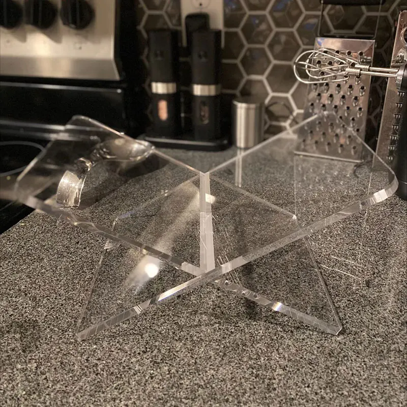 Clear Acrylic Book Stand Large Open Book Display Stand Holder Shelf Acrylic Book Holder For Cookbook