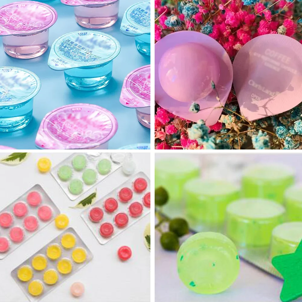 DPP Thermoforming Filling Sealing Packaging Food Honey Chocolate Sauce Full Automatic Liquid Blister Packing Machine
