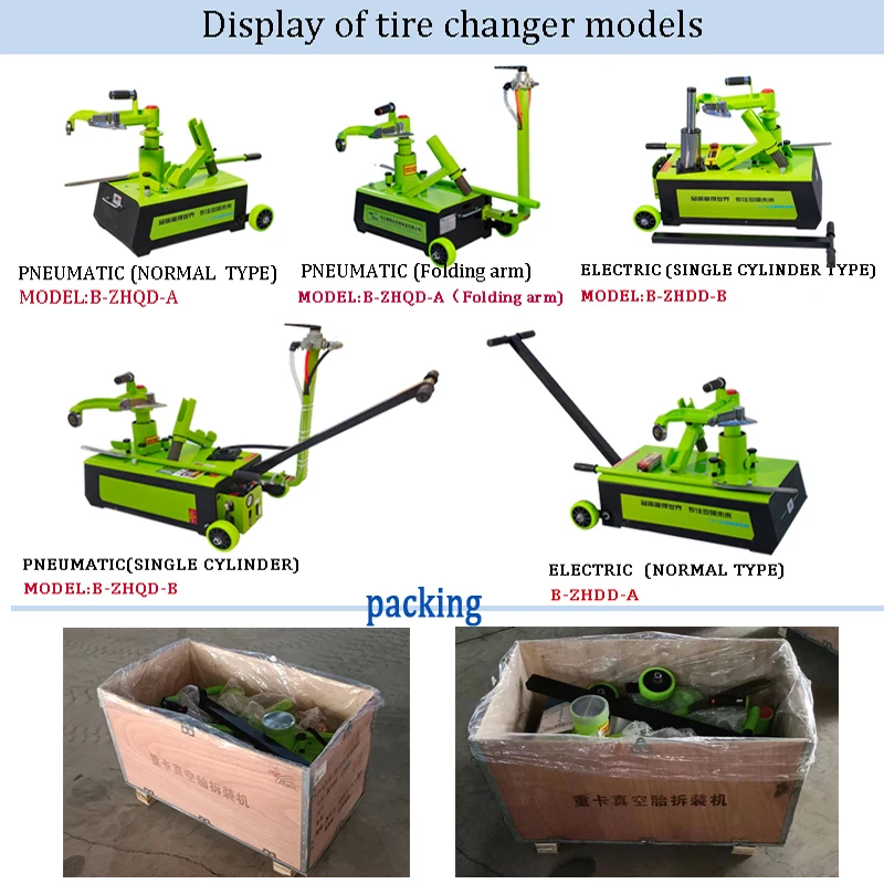 New design manual tire changer tire changing tool truck tire mounting machine 22.5