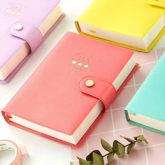 Flip sequin 1 piece s 14 pol diary journal refill spiral plastic sublimation notebook