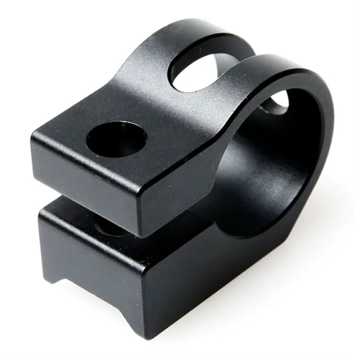New High Precision 5 Axis CNC Milling Machined 6061Aluminum Billet Anodized Hose Clamp Factory Price