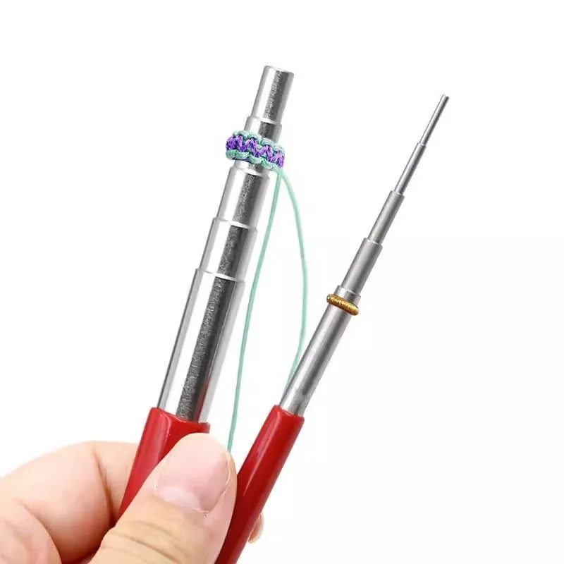 Solid five-section winding rod Braided Coil Winding Tool Metal Wire Winding Rod DIY Jewelry Handmade Set