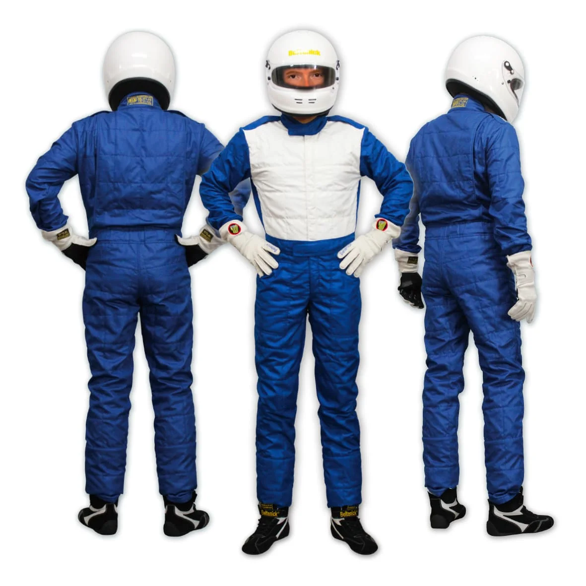 Beltenick FIA Approved 3 Layer Custom FR/Fire Resistant 100% Nomex Car Racing Suit For Auto Car Racing Sports RSN-500