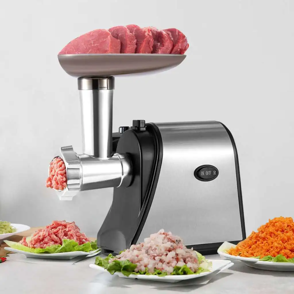 Zogifts hot sell 2025 Kitchen Household Commercial Food Processor With Chopper Meat Grinder commercial Small Best Meat Home