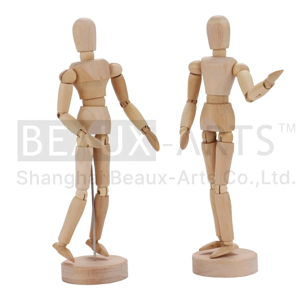 8 Inch 20cm Wooden Male Manikin Artist Model Comic Sketching Art Painting Mannequins