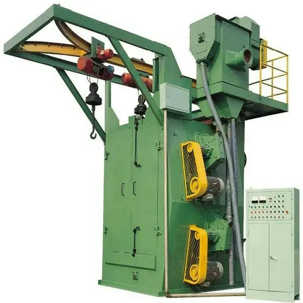 shot steel type automatic series catenary abrasive  turbine wheel abrator