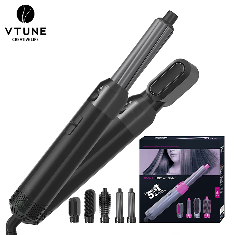 Factory Price Professional Wholesale Electric Round Rotating Multifunction Small Hot Air Brush Comb Blow Dryer Electric Hair Brush