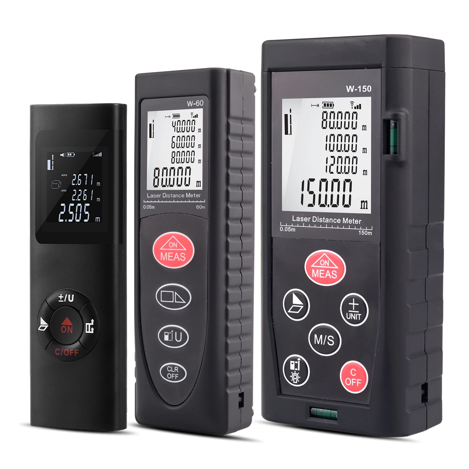 Top sale High precision digital rangefinders electric laser ruler Mini portable measuring equipment Laser distance meter