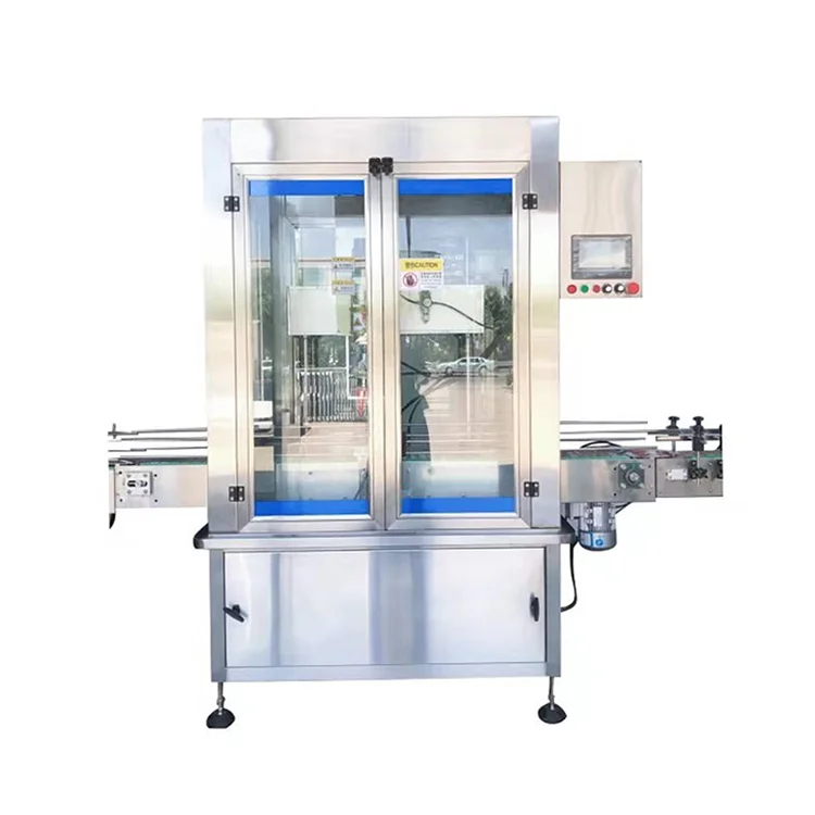 FILLING AUTO BRAND Full-Automatic Weighing And Filling Single Head Manipulator Capping Machine