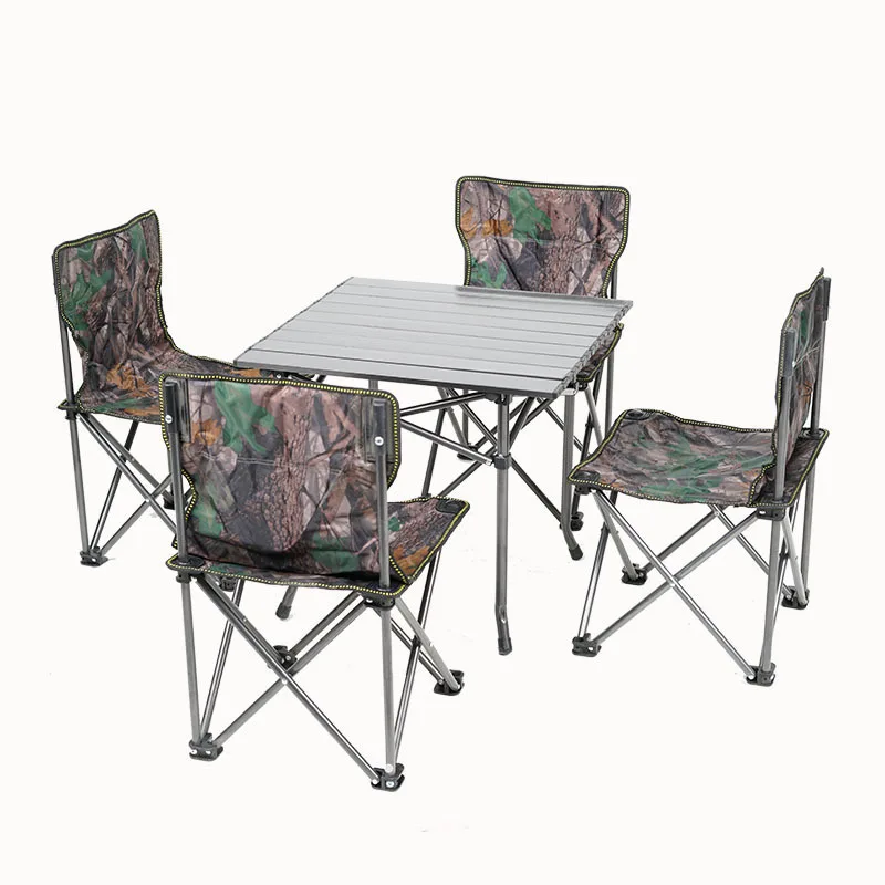 
Outdoor Camping Picnic Portable Folding Table and Chair Gargen Set 