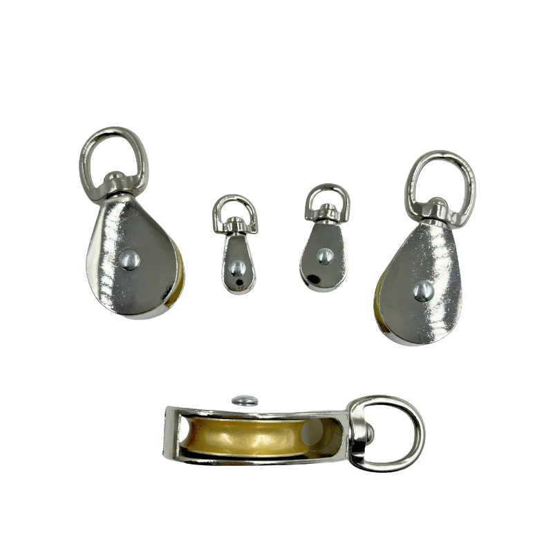 rigging block ss304 or ss316 Swivel eye type single sheave stainless steel pulley