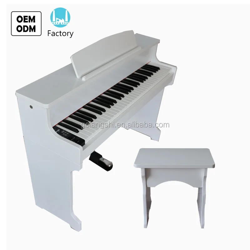 wooden case baby piano digital