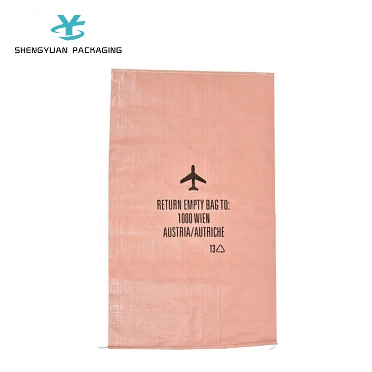 2021 Wholesale new arrival 50kg pp woven bag sack for Rice Corn Flour Feed with printing