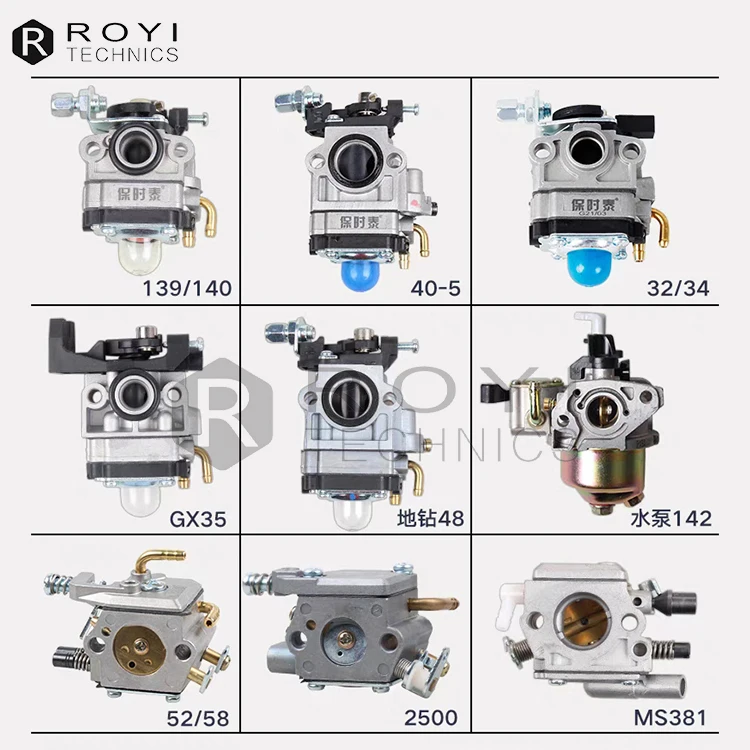 ROYI 40-5 Brush Cutter Carburetor for Grass Cutting Machine Engine Spare Parts