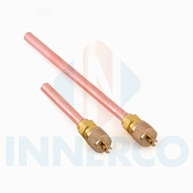 CHEAP good quality 1/4 inch refrigeration spare parts charging pin valve no return copper access  valve