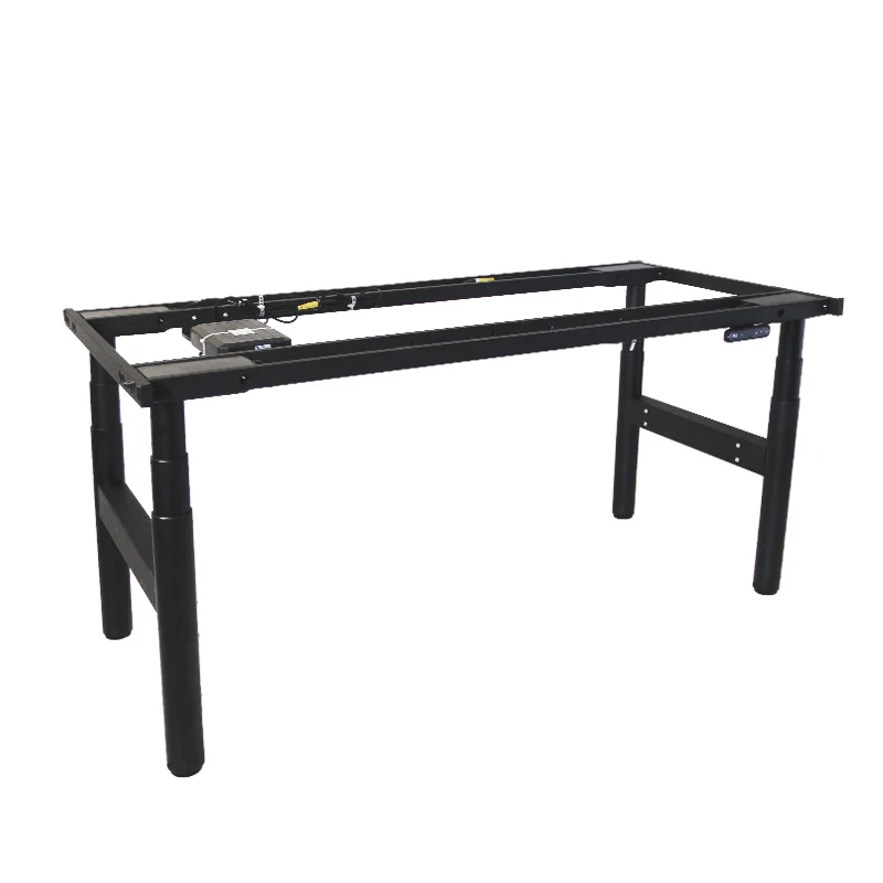 Electric Sit To Stand Office Desk Gaming Ergonomic Metal Steady Living Room Meeting With 4 Legs Computer Adjustable Height Table