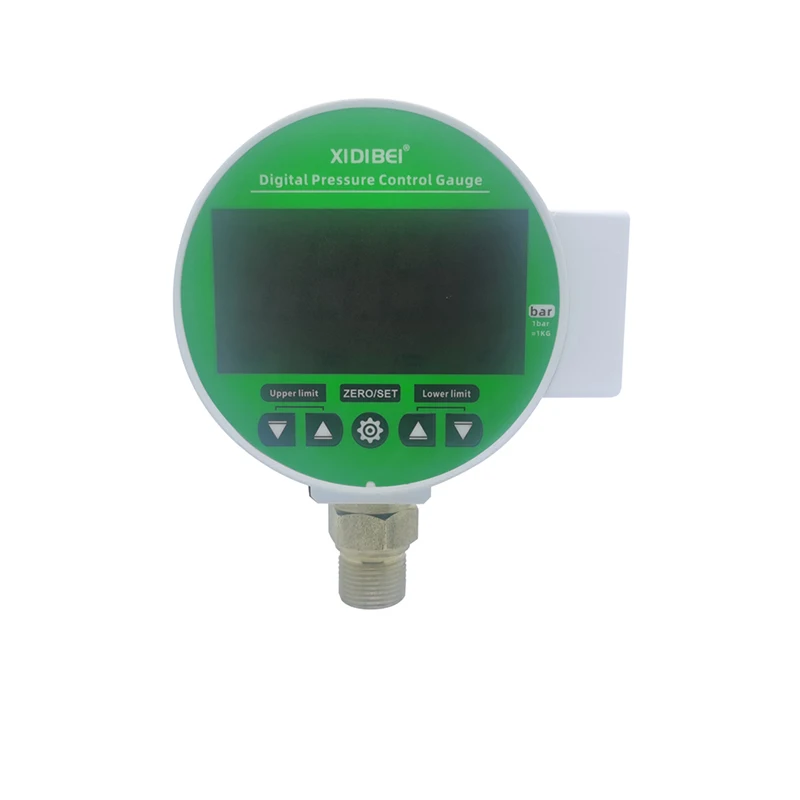 XDB411 Pressure Switch Water Oil Digital Display Gauge Adjustable Upper And Lower Limit Green Pump Low Price Excellent Quality