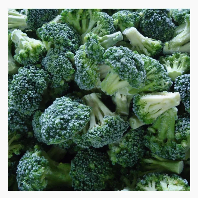 Hot selling natural pollution-free vegetables 1kg*10bags/carton Quick frozen broccoli in bulk