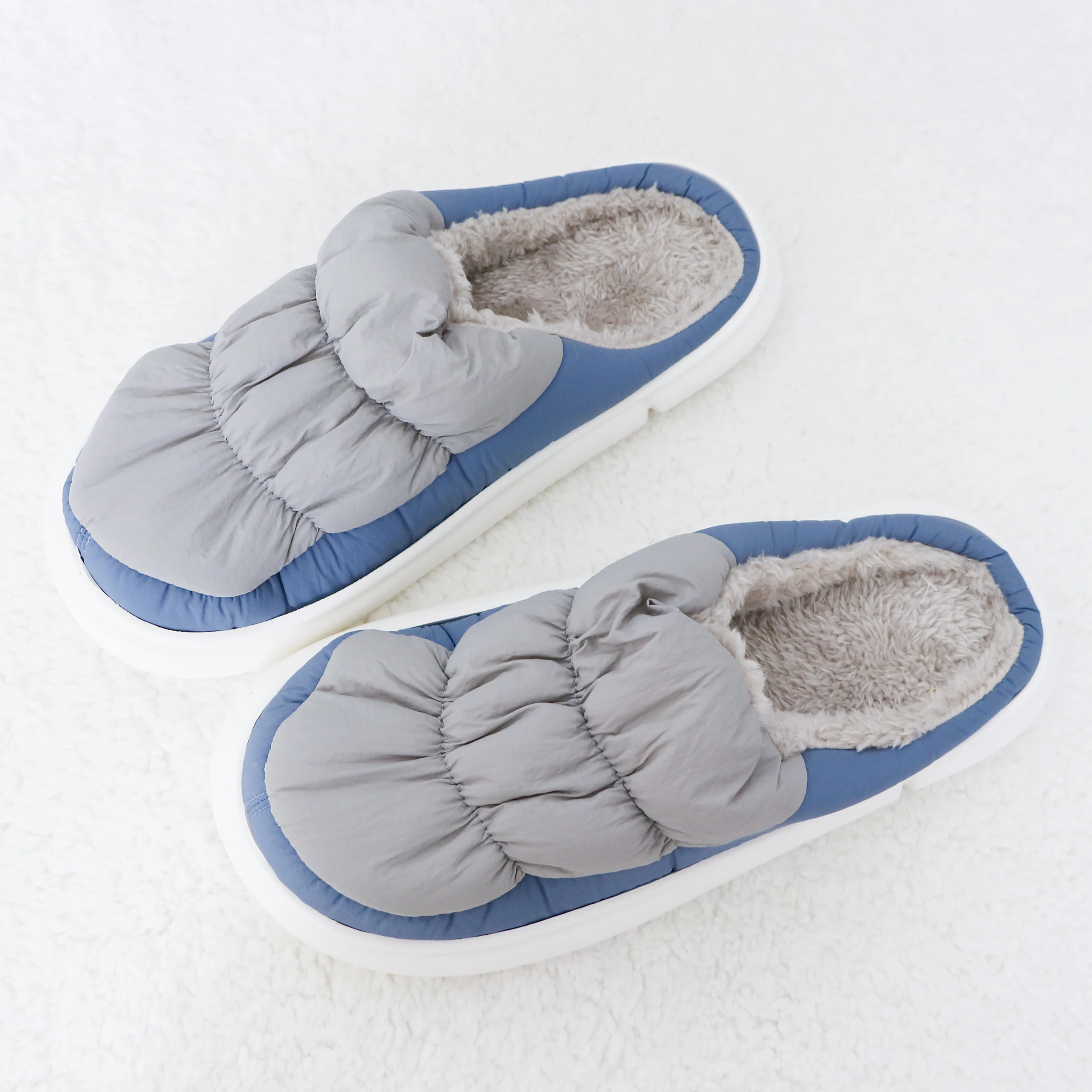 New Style Indoor Warm Unisex Down Cloth Cotton Slippers