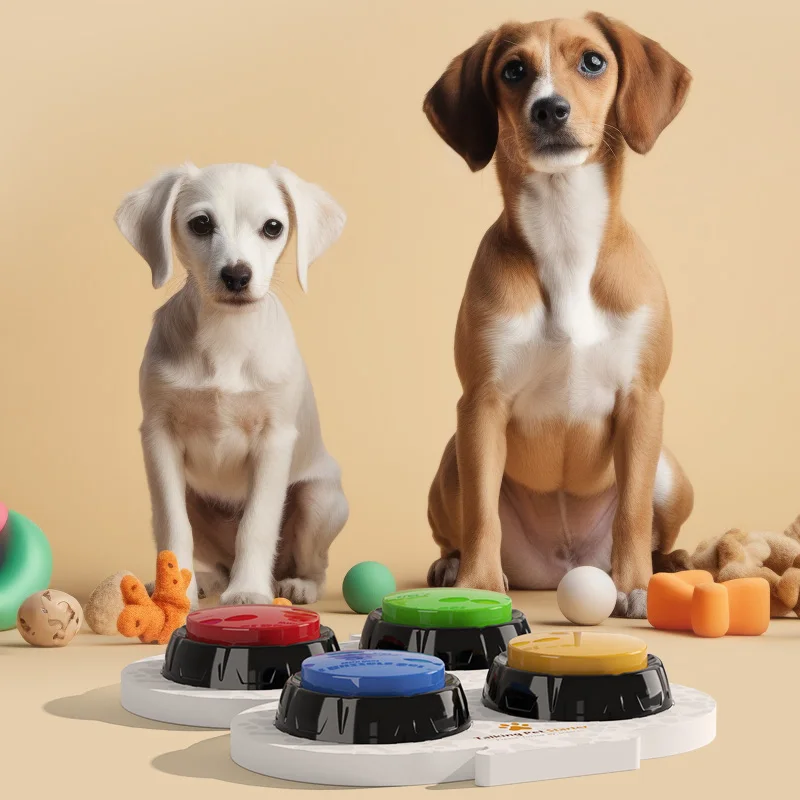 Drop Shipping Pet Interactive Toys Talking Button Set Buzzers Language Communicate Pet Training